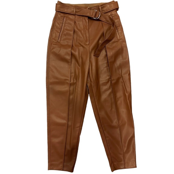 Aritzia Babaton Leather Trouser Pant - Picture 2 of 4